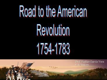 The Road to Revolution