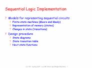 Sequential Logic Implementation