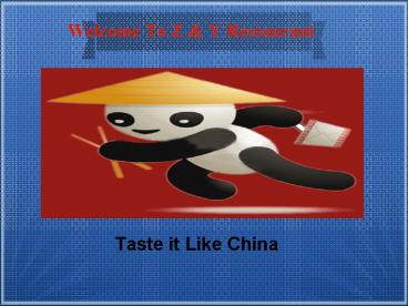 Z & Y Restaurant - San Francisco, CA