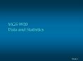 DATA AND STATISTICS PowerPoint PPT Presentation