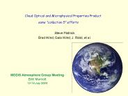 Cloud Optical and Microphysical Properties Product