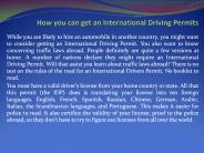 international drivers license