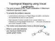 Topological Mapping using Visual Landmarks