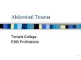 Abdominal Trauma PowerPoint PPT Presentation