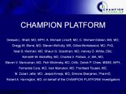 CHAMPION PLATFORM