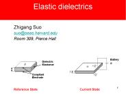 Elastic dielectrics