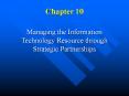 Managing the Information Technology Resource through Strategic Partnerships PowerPoint PPT Presentation