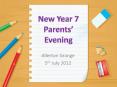 New Year 7 Parents PowerPoint PPT Presentation