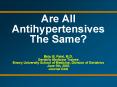 Are All Antihypertensives The Same? Birju B. Patel, M.D. Geriatric Medicine Trainee Emory University School of Medicine, Division of Geriatrics June 5th, 2003 Journal Club PowerPoint PPT Presentation