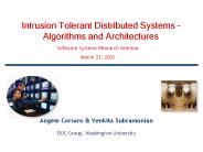 Intrusion%20Tolerant%20Distributed%20Systems%20