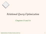 Relational Query Optimization