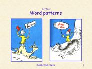 Syntax Word patterns