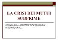LA CRISI DEI MUTUI SUBPRIME PowerPoint PPT Presentation