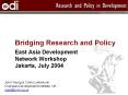 Bridging Research and Policy PowerPoint PPT Presentation