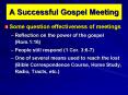 A Successful Gospel Meeting PowerPoint PPT Presentation