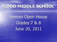 FLOOD MIDDLE SCHOOL PowerPoint PPT Presentation