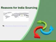 Causes for India Sourcing.
