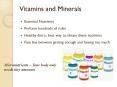 Vitamins and Minerals PowerPoint PPT Presentation