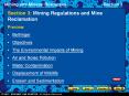 Section 3: Mining Regulations and Mine Reclamation PowerPoint PPT Presentation