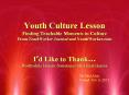 Youth Culture Lesson Finding Teachable Moments in Culture From YouthWorker Journal and YouthWorker.com PowerPoint PPT Presentation