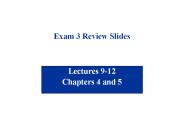Exam 3 Review Slides