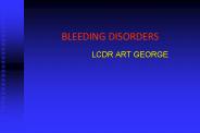 BLEEDING DISORDERS