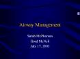 Airway%20Management PowerPoint PPT Presentation