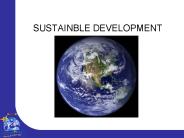 SUSTAINBLE DEVELOPMENT