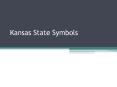Kansas State Symbols PowerPoint PPT Presentation