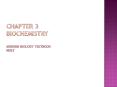 Chapter 3 Biochemistry Modern Biology Textbook Holt PowerPoint PPT Presentation