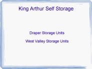 Storage Units in Draper & West Valley, Utah