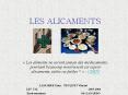 LES ALICAMENTS PowerPoint PPT Presentation