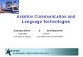Aviation Communication and Language Technologies PowerPoint PPT Presentation