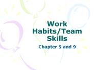 Work Habits/Team Skills