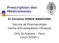Prescription des M PowerPoint PPT Presentation