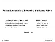 Reconfigurable and Evolvable Hardware Fabric
