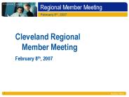 Regional Member Meeting