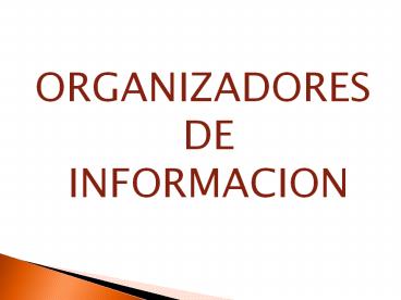 ORGANIZADORES DE INFORMACION