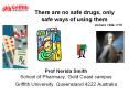 There are no safe drugs, only safe ways of using them PowerPoint PPT Presentation
