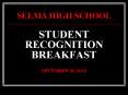 STUDENT RECOGNITION BREAKFAST PowerPoint PPT Presentation