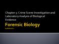 Forensic Biology by Richard Li PowerPoint PPT Presentation