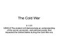 The Cold War PowerPoint PPT Presentation