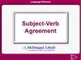 Subject-Verb PowerPoint PPT Presentation