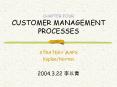 CHAPTER FOUR CUSTOMER MANAGEMENT PROCESSES PowerPoint PPT Presentation