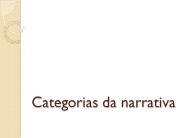 Categorias da narrativa