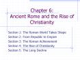Chapter 6: Ancient Rome and the Rise of Christianity PowerPoint PPT Presentation