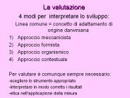 La valutazione