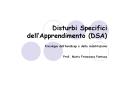 Disturbi Specifici dell PowerPoint PPT Presentation