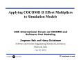 Applying COCOMO II Effort Multipliers to Simulation Models PowerPoint PPT Presentation