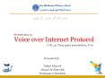 Voice over Internet Protocol PowerPoint PPT Presentation
